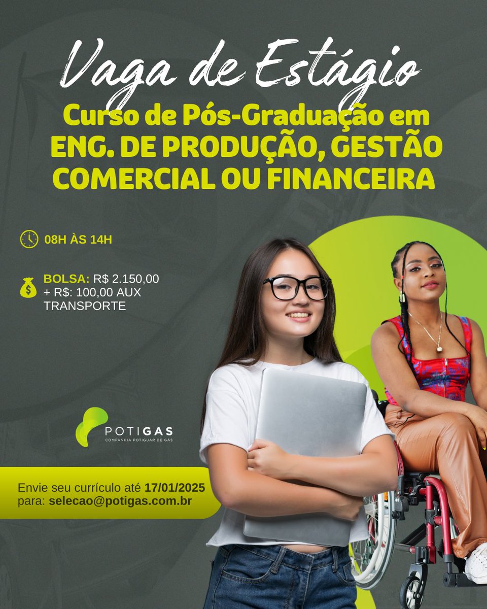 potigasRN's tweet photo. 📣 OPORTUNIDADE DE ESTÁGIO 🔔
•Graduação e Pós Graduação 

As pessoas interessadas devem encaminhar o currículo atualizado para o e-mail de inscrição. 

🔹No caso de pessoas com deficiência, junto ao currículo é necessário encaminhar demais documentos comprobatórios.

#estagio https://t.co/WwEdLkfpDC