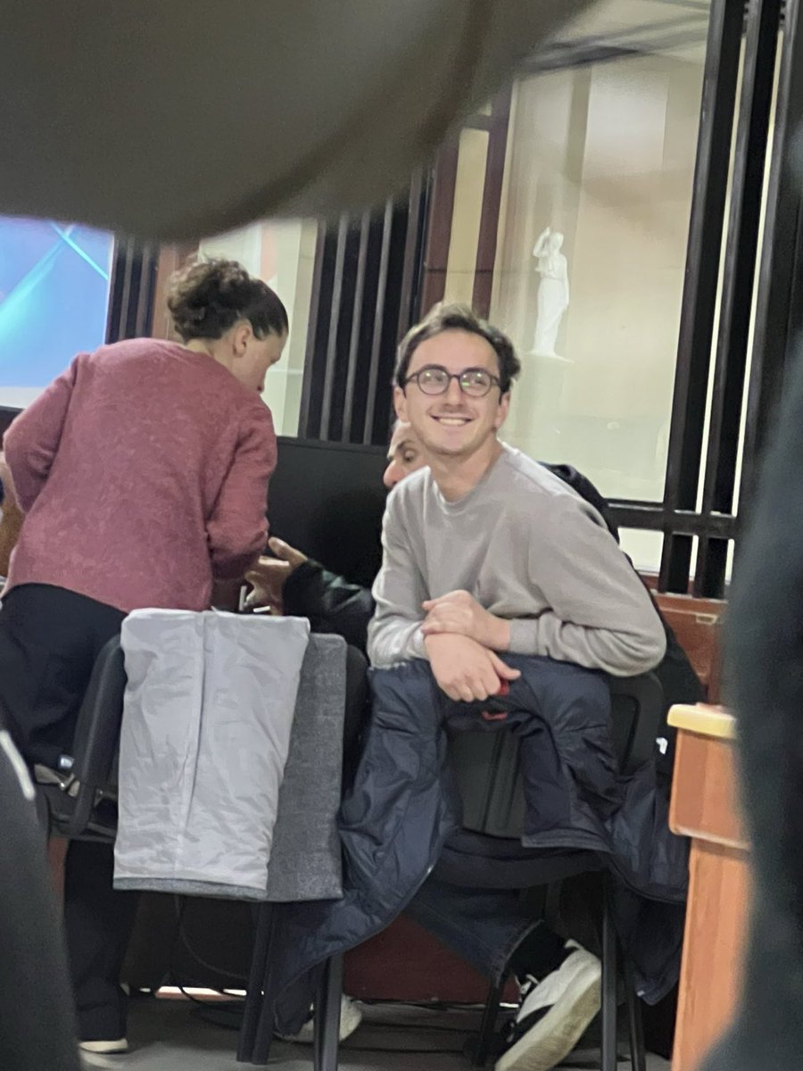 GakhariaGiorgi's tweet photo. In Batumi, with my #forgeorgia team, where youth of our party and independent journalist, Mzia Amaglobeli of @netgazeti ,  are being prosecuted by Ivanishvili's authoritarian regime.

#GeorgiaProstests 
#terrorinGeorgia https://t.co/Pg4qg0BlTk