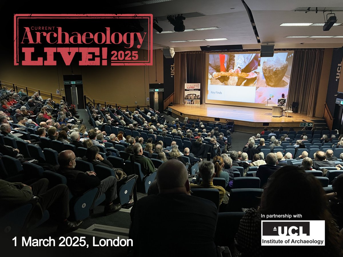 Current Archaeology (@currentarchaeo) on Twitter photo Today is your last chance to grab some early bird tickets for #CALive25 at <a href="/IOE_London/">IOE, UCL's Faculty of Education & Society</a>! In partnership with <a href="/UCLarchaeology/">UCL Institute of Archaeology</a>, we will hear from the foremost archaeological experts on the latest finds and ground-breaking research. Find out more here:
archaeology.co.uk/live Today is your last chance to grab some early bird tickets for #CALive25 at <a href="/IOE_London/">IOE, UCL's Faculty of Education & Society</a>! In partnership with <a href="/UCLarchaeology/">UCL Institute of Archaeology</a>, we will hear from the foremost archaeological experts on the latest finds and ground-breaking research. Find out more here:
archaeology.co.uk/live
