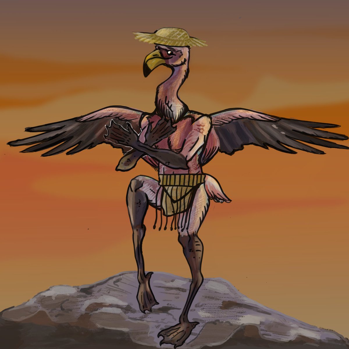 flamingo emoji

#avianfurry #furryart #anthrobird #furry #digitalart #birdart