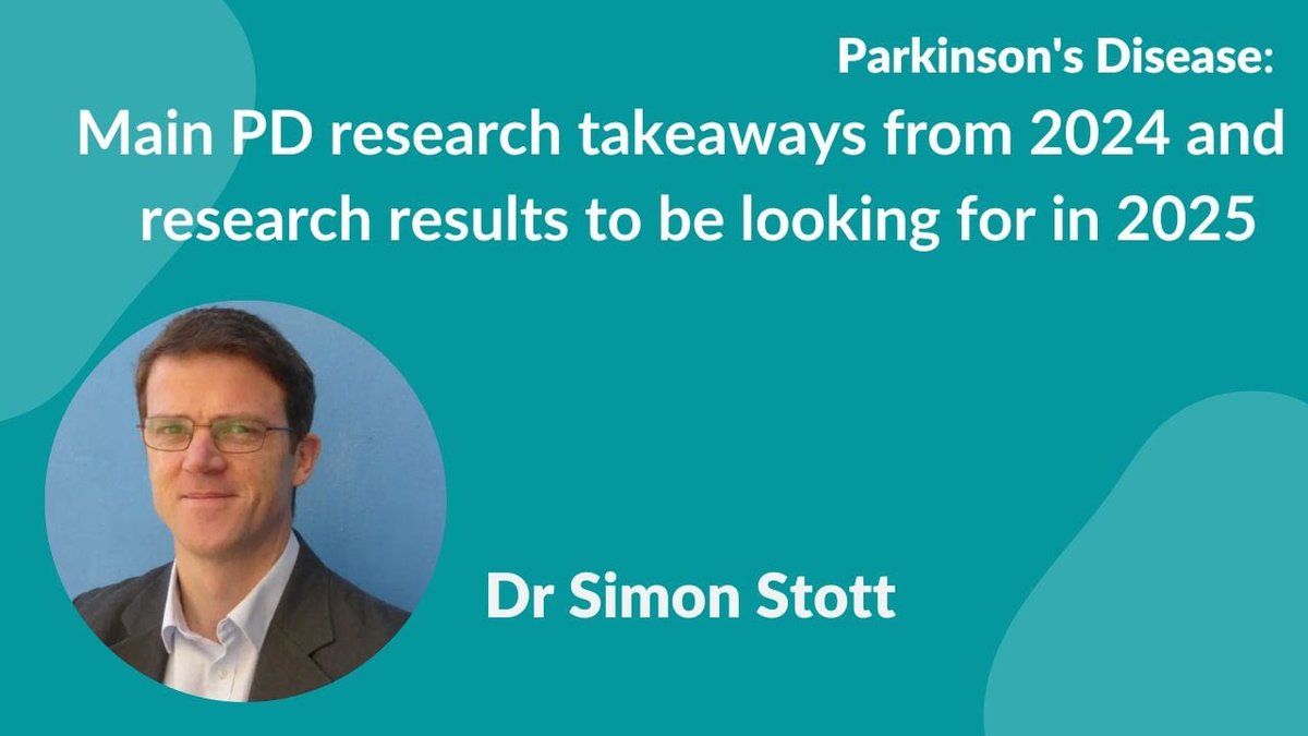 NoSilverBullet4PD (@nsb4pd) on Twitter photo If you missed Dr Simon Stott (<a href="/CureParkinsonsT/">Cure Parkinson's</a> ) give his annual review of PD research in 2024 and what to look out for in 2025, then watch it here & please share within your PD community
youtube.com/watch?v=QVvvjJ…
<a href="/ScienceofPD/">The Science of Parkinson's</a>
#parkinsons If you missed Dr Simon Stott (<a href="/CureParkinsonsT/">Cure Parkinson's</a> ) give his annual review of PD research in 2024 and what to look out for in 2025, then watch it here & please share within your PD community
youtube.com/watch?v=QVvvjJ…
<a href="/ScienceofPD/">The Science of Parkinson's</a>
#parkinsons