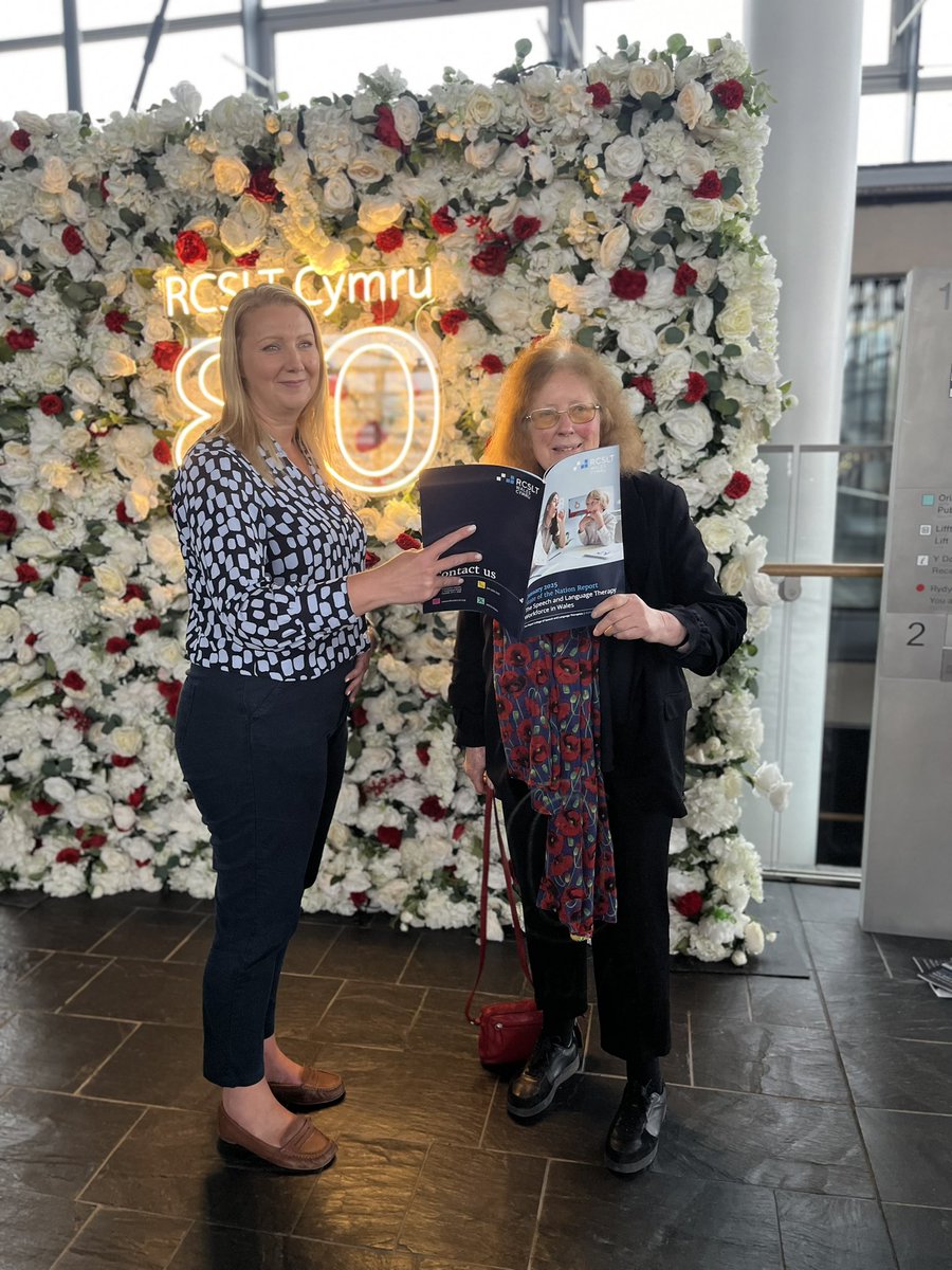 Thanks <a href="/JulieMorganLAB/">Julie Morgan MS</a> for helping <a href="/RCSLTWales/">RCSLT Wales</a> celebrate its 80th anniversary at the Senedd today
 
Diolch <a href="/JulieMorganLAB/">Julie Morgan MS</a> am helpu <a href="/RCSLTWales/">RCSLT Wales</a> dathlu ei ben-blwydd yn 80 oed yn y Senedd heddiw.