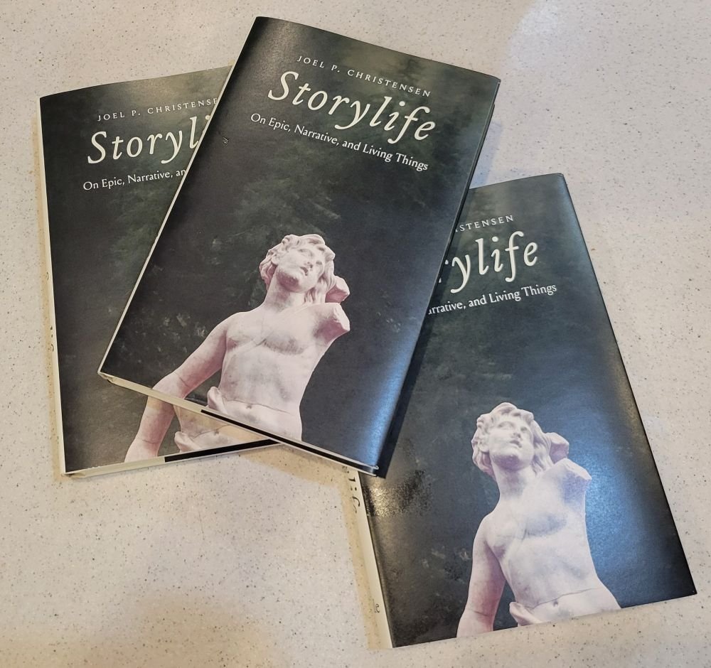 "Storylife: On Epic, Narrative, and Living Things" is out today from <a href="/yalepress/">Yale University Press</a>, edited by the inimitable <a href="/HeatherGold20/">Heather Gold</a>