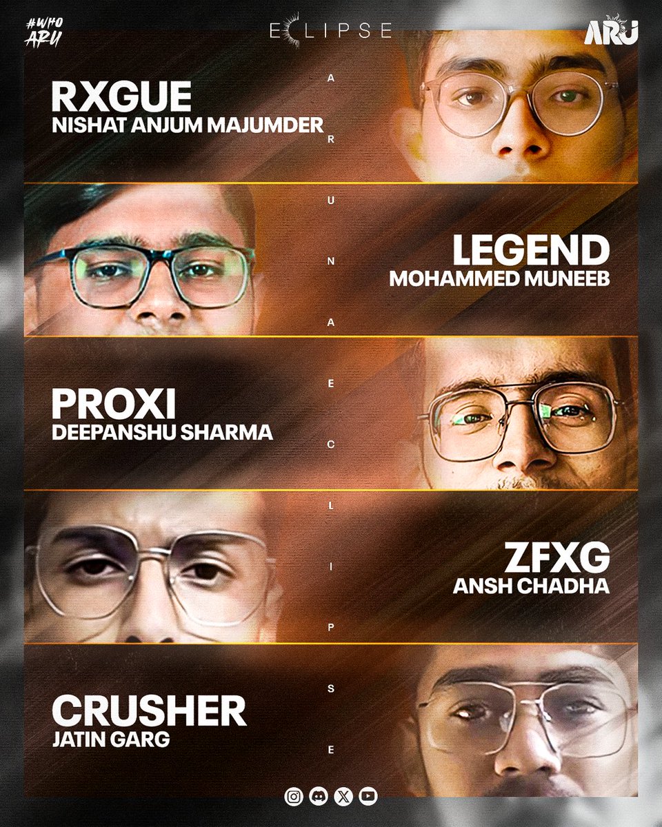 wearearuna's tweet photo. The wait is over! We're delighted to introduce our Academy line-up ready to take over the CoDM stage - Team Eclipse!

Ready to cast a shadow over the competition, this line up is packed with skill, strategy and unstoppable energy. The competition won't know what hit them.
#whoARU https://t.co/3GUDsHKFbA