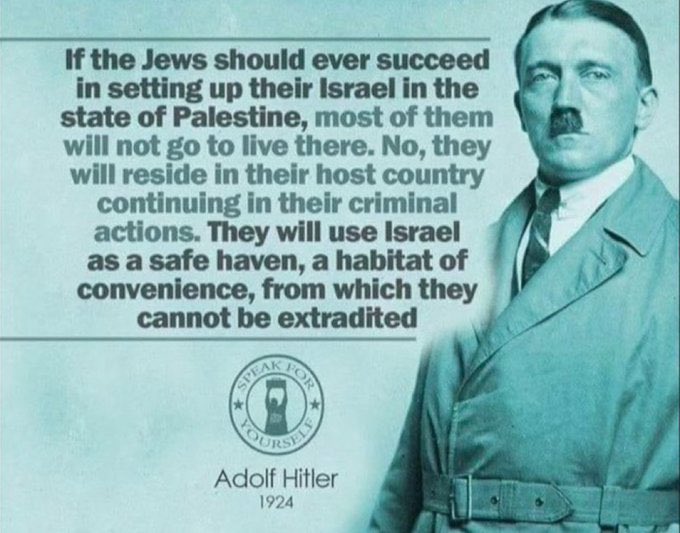 GhostReaper369's tweet photo. Jews: The Deep Dive
Jews, Hitler, History and Politics. 
A deep dive of pictures, videos, articles and memes. https://t.co/9h9ELBjgnB