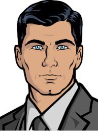 someone said I look like sterling archer in this pic now I can’t unsee it 😭