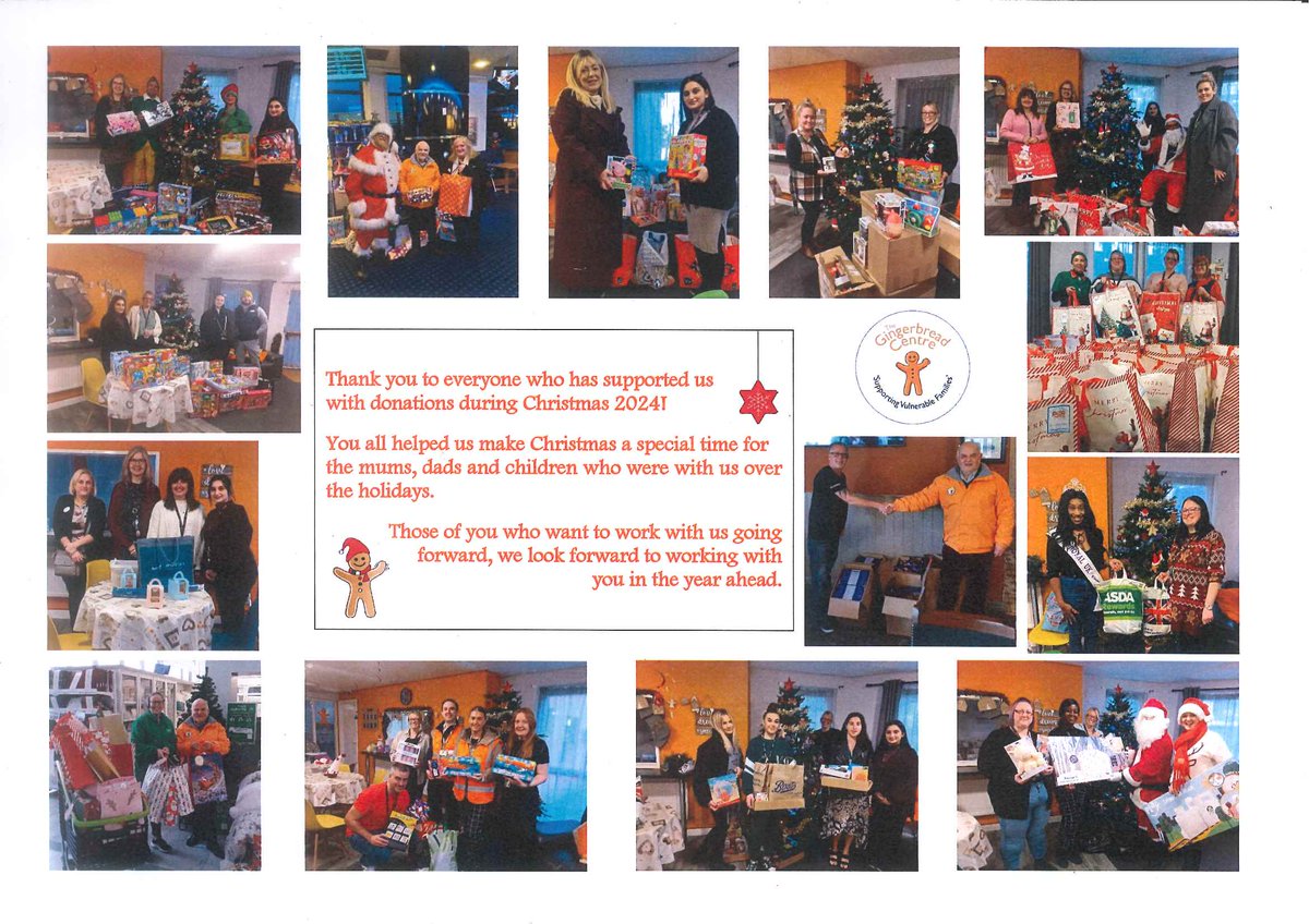 We have been overwhelmed with the generosity of local businesses, groups, and individuals who kindly donated toys and other gifts to The Gingerbread Centre in time for Christmas, we are very grateful. 🎁