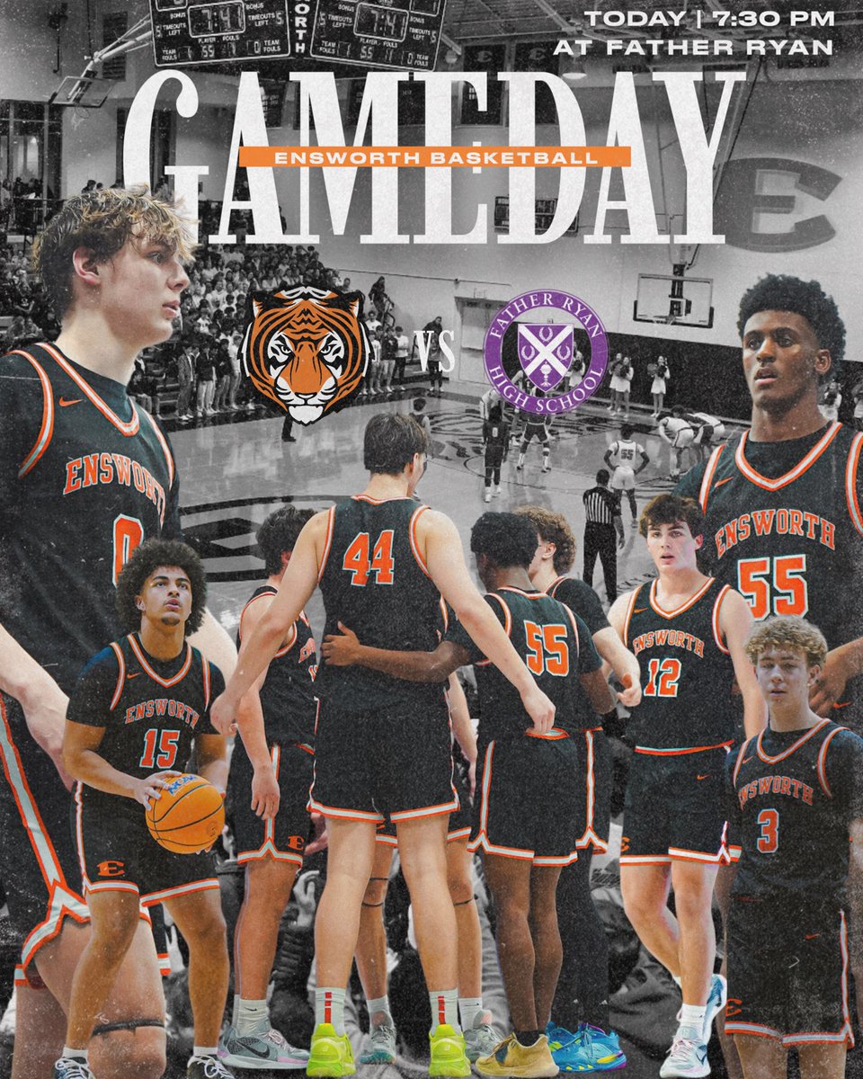 🚨GAMEDAY🚨
.
🆚 Father Ryan
⏰ 7:30 PM
📍Away
.
.
.
#ensworthbasketball