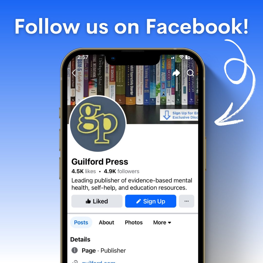 Be sure to follow us on Facebook for the latest book and author updates! You can find us at facebook.com/GuilfordPress