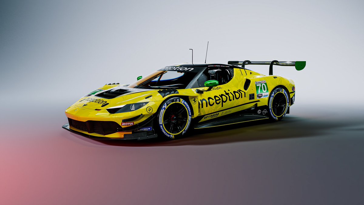 Optimum Motorsport (@optimummsport) on Twitter photo Inception Racing’s <a href="/Rolex24Hours/">Rolex 24 Hours</a> at Daytona livery 🐝
We’re buzzin’ to introduce our new, one-off livery for the 63rd running of the event, and to also welcome <a href="/DavidFumanelli/">David Fumanelli</a> to the team. He’ll join Brendan Iribe, Ollie Millroy & Frederik Schandorff in the #70 Ferrari 296 GT3. Inception Racing’s <a href="/Rolex24Hours/">Rolex 24 Hours</a> at Daytona livery 🐝
We’re buzzin’ to introduce our new, one-off livery for the 63rd running of the event, and to also welcome <a href="/DavidFumanelli/">David Fumanelli</a> to the team. He’ll join Brendan Iribe, Ollie Millroy & Frederik Schandorff in the #70 Ferrari 296 GT3.