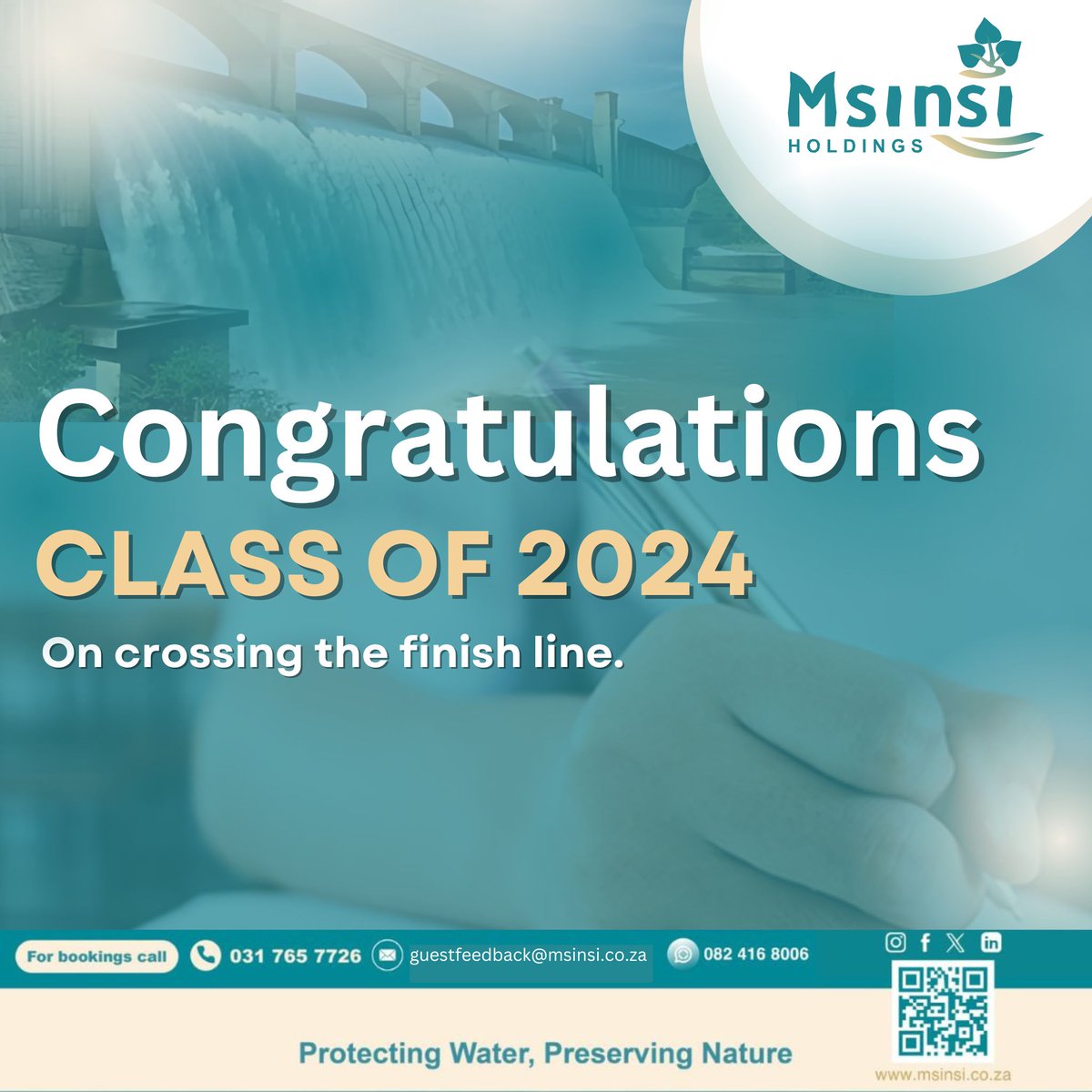 MsinsiResorts's tweet photo. Congratulations to all the Matric 2025! Your hard work, dedication, and perseverance have paid off. Here's to the bright future that lies ahead! https://t.co/MGj3UmgTfV