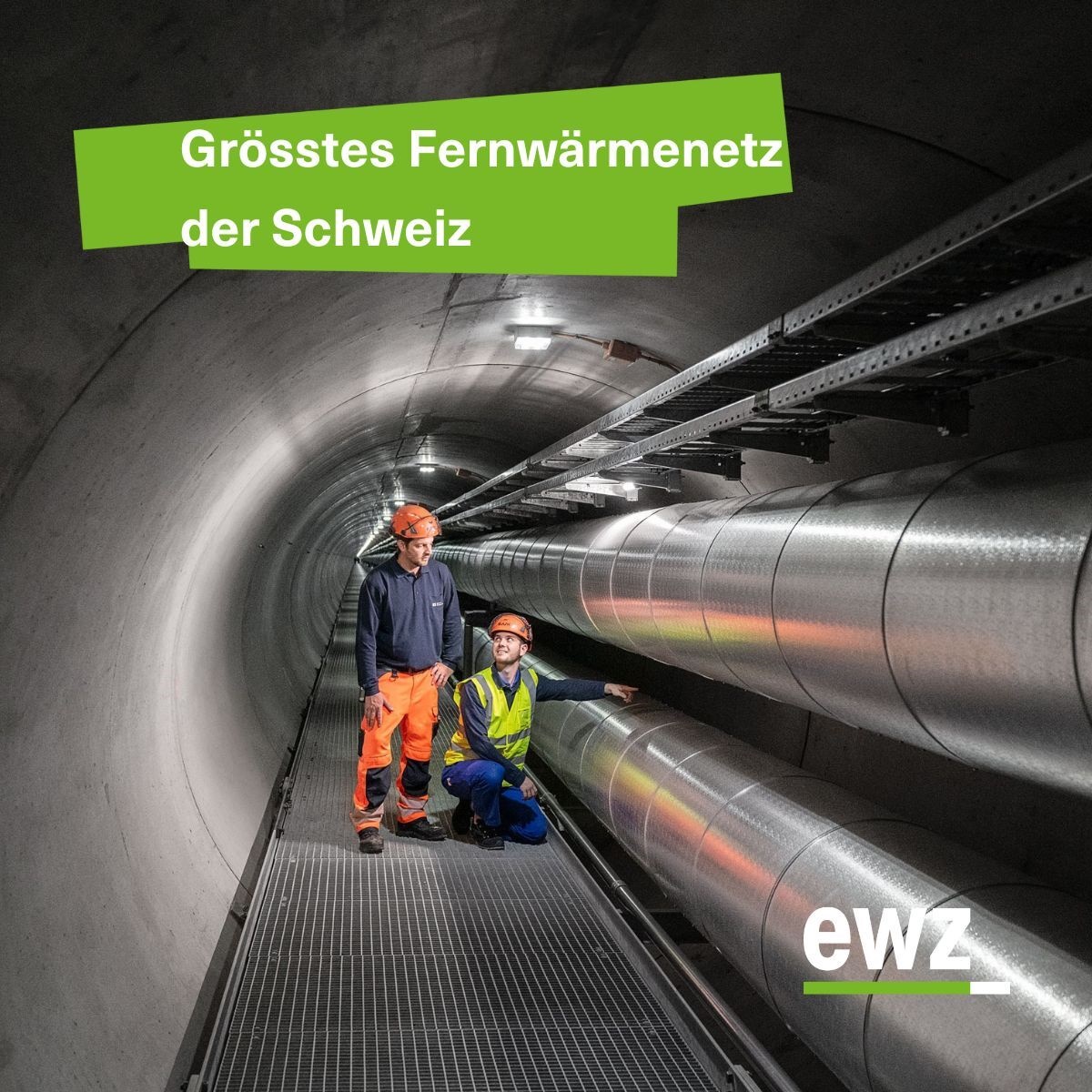 Mit dem Jahreswechsel hat ewz mehrere öffentliche Wärmenetze von ERZ und Energie 360° in der Stadt Zürich übernommen. Damit betreibt ewz das grösste Fernwärmenetz der Schweiz, das auf dem Weg zu Netto-Null weiter ausgebaut wird. di-ri.co/7T8kI ^ff