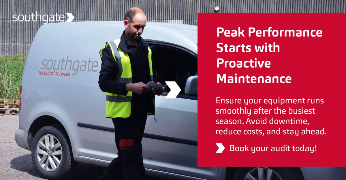 With the busy season over, ensure your equipment stays at peak performance and avoid costly downtime.

📅 Book an audit with our Technical Services team today!

📧 enquiries@southgateglobal.com
📞 0333 005 1808
🌐 bit.ly/42clWP3