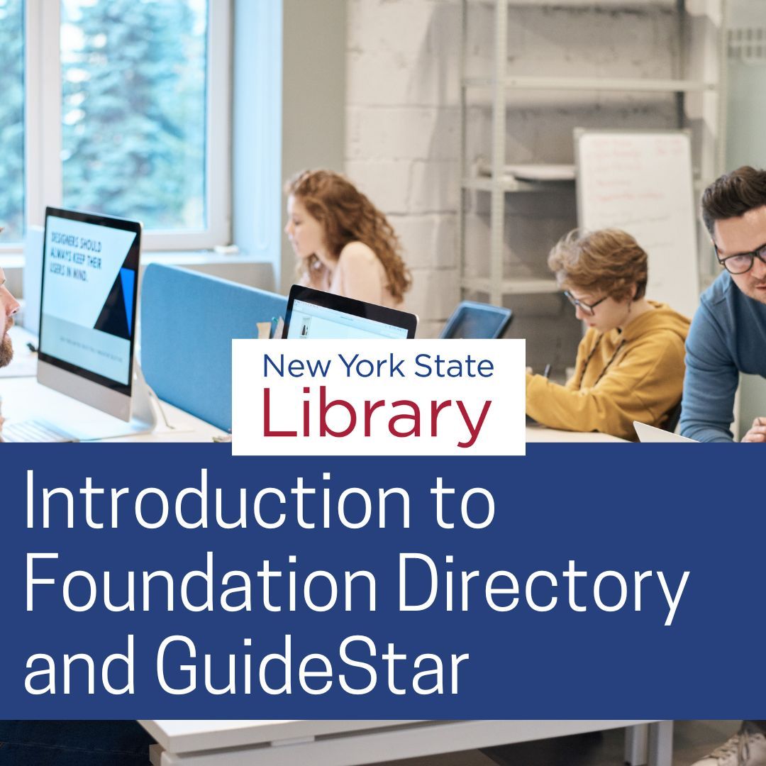 Join us 1/16 @ 11AM for "Introduction to Foundation Directory and GuideStar: Using Candid’s Resources for Your Nonprofit," presented by Tracy Kaufman from <a href="/CandidDotOrg/">Candid</a> 

More info &amp; to reg: buff.ly/3PsW0qP

#Webinar #Webinars #LibraryProgram #CandidLearning #Nonprofit