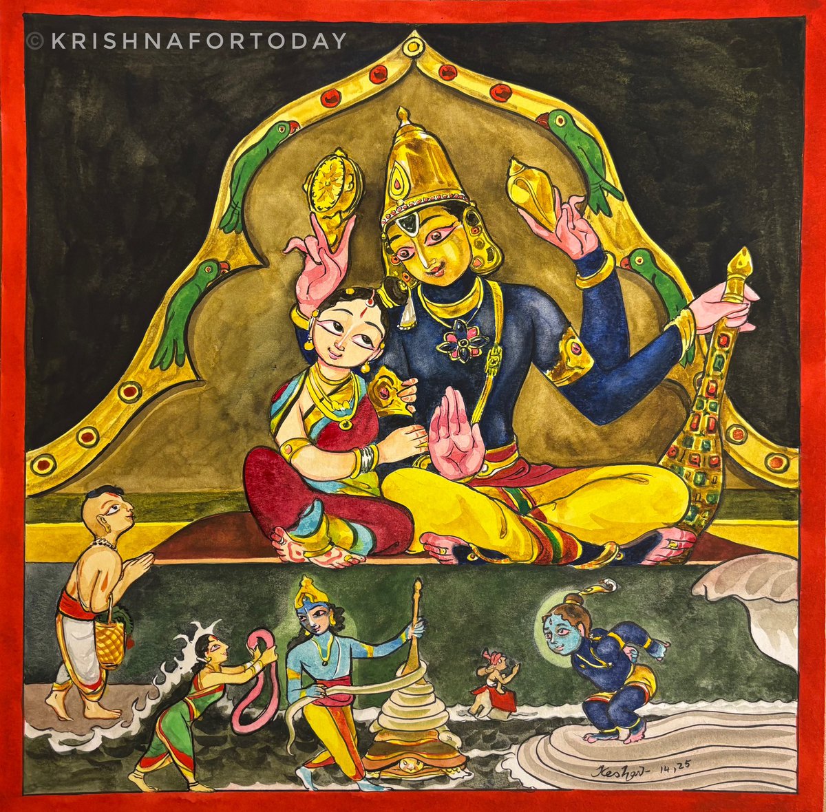 Andal in Vraj: 30     Sayujyam  - Andal is one with Krishna. #Krishnafortoday