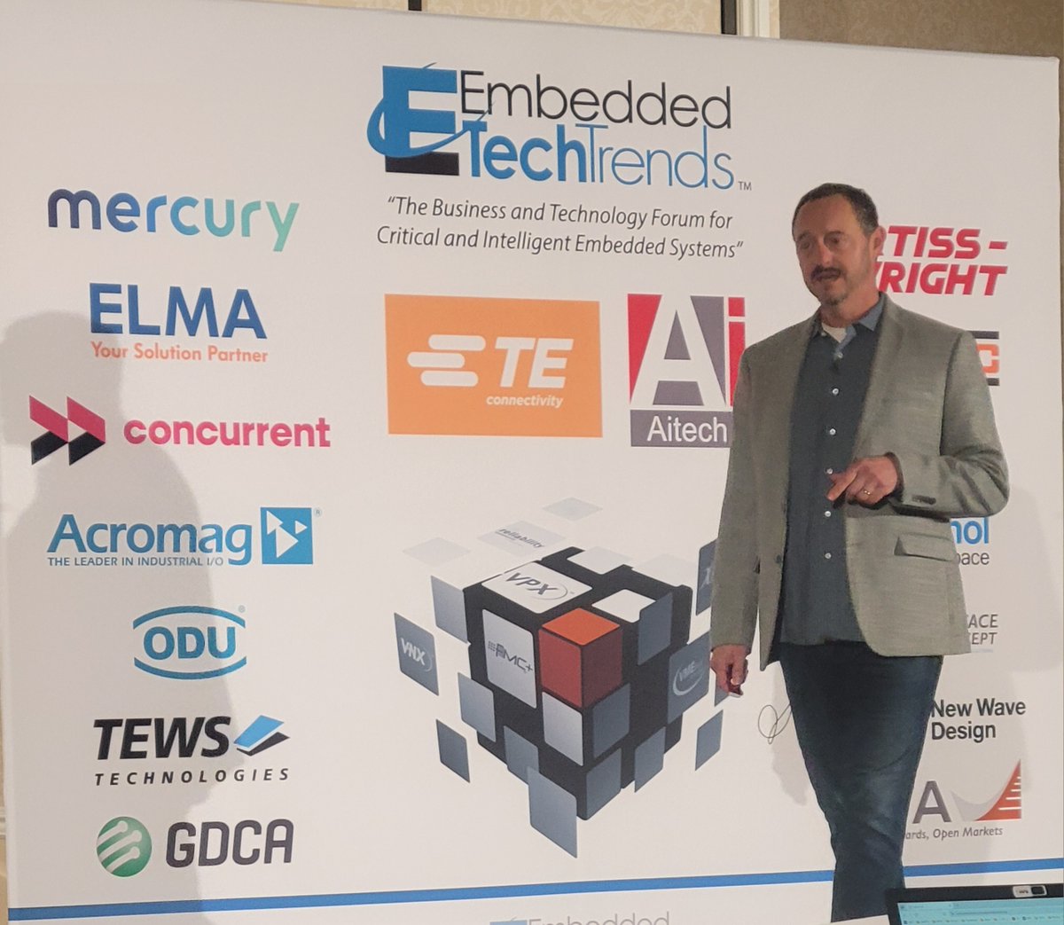 military_cots's tweet image. Ethan Plotkin, CEO of @GDCAinc, kicks off Day 2 of #ETT2025 with his view into mastering legacy support in the #electronics arena
#EmbeddedTechTrends #ETT #embedded @VitaTechnology