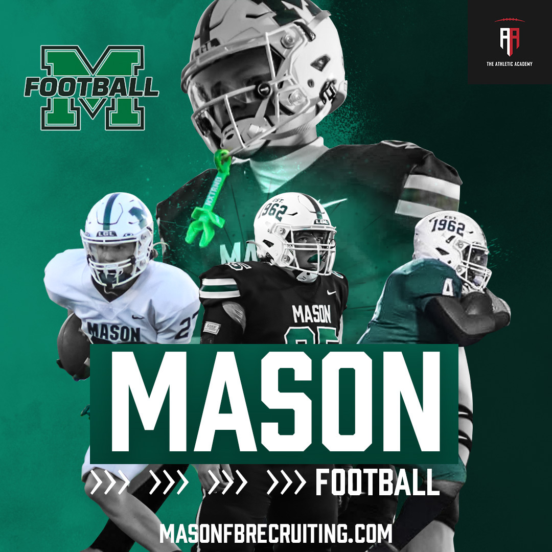 🚨🏈 <a href="/Ath_Dynasty/">The Athletic Academy</a> is proud to partner with <a href="/MasonCometsFB/">Mason Football</a> to help with their recruiting efforts!

<a href="/CoachCastner/">Brian Castner</a> 

Prospect List:
masonfbrecruiting.com/player-cards