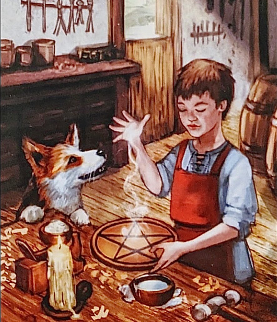 ScorpioLisaM's tweet photo. #TarotCardOfTheDay is the #PageOfPentacles from The Green Witch Tarot, by Kiri Leonard. #tarot #tarotcards https://t.co/o9tna16adG