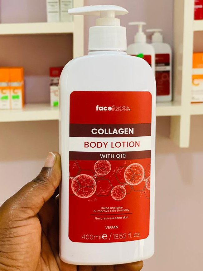 FACEFACTS COLLAGEN BODY LOTION infused with Co-enzyme 10 prevents stretch marks &amp; skin sagging while giving the skin rich hydration, natural glow &amp; reverse skin aging. #stretchmarks #skinsagging #antiaging