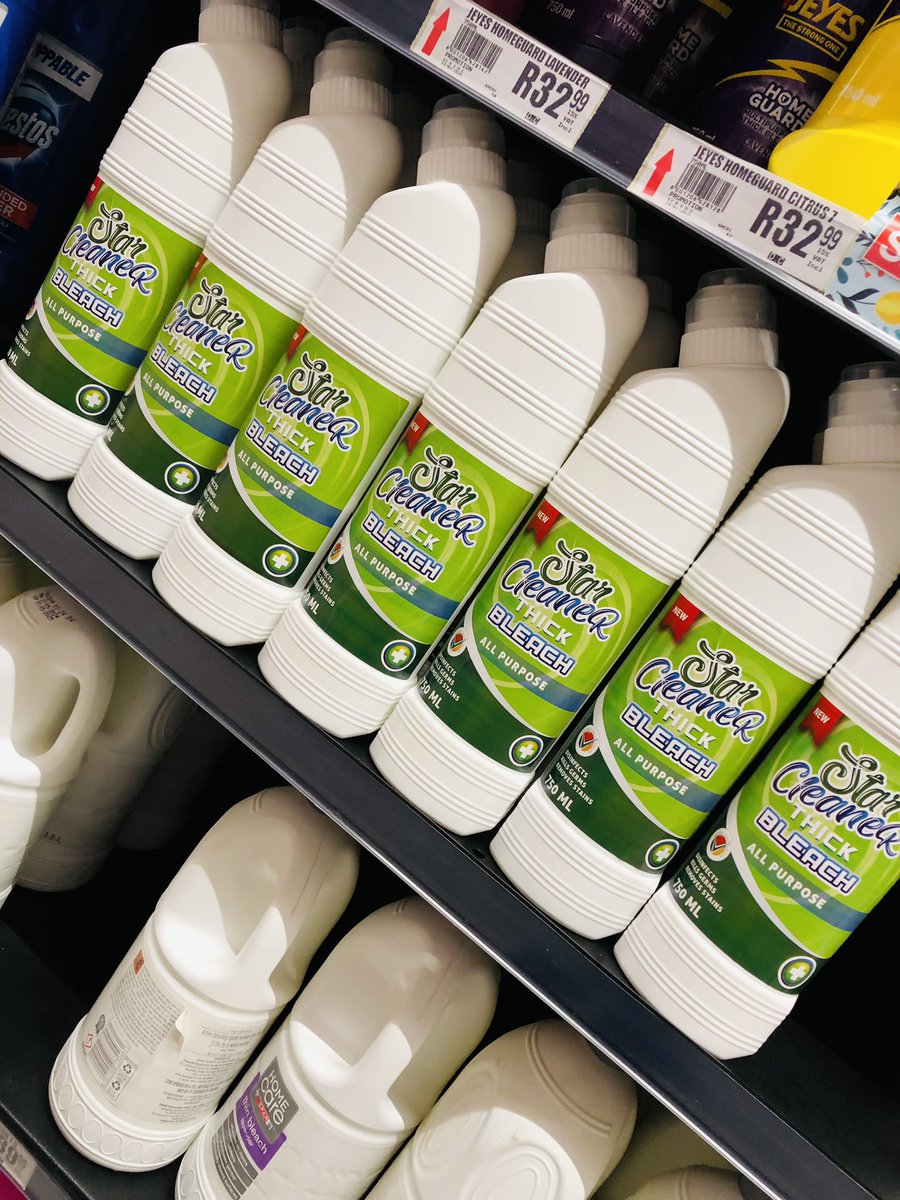 StarCleanerSA's tweet image. Our Thick Bleach and Dishwashing Liquid are back on the Shelves of Spar Savemor Meat Good in Garankuwa ✨

Hurry and Get Yours🙂

#MatricResults2024