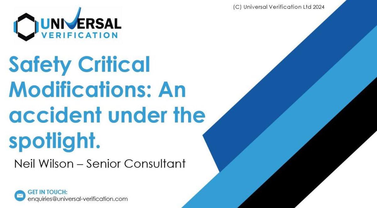 UVLtd's tweet photo. Our next webinar on Safety Critical Modifications is tomorrow (Wednesday 15th Jan) at 10.00.

It’s on behalf of #BALPPA - British Association of Leisure Parks, Piers & Attractions.

It's been a recent source of discussion in the industry. 

We’re also chairing an #IAAPA EMEA committee that has been working on a whitepaper to give the industry more advice on how to perform modifications. 

At Universal Verification Ltd we've been discussing what kind of support we can give attractions with making sure rides aren't modified unintentionally, and that any intentional modifications don't compromise the safety of the ride.

We'll be looking at why parks modify rides including the benefits, and the potential challenges.

Join us if you can.

🛠️🎡🎢🎠