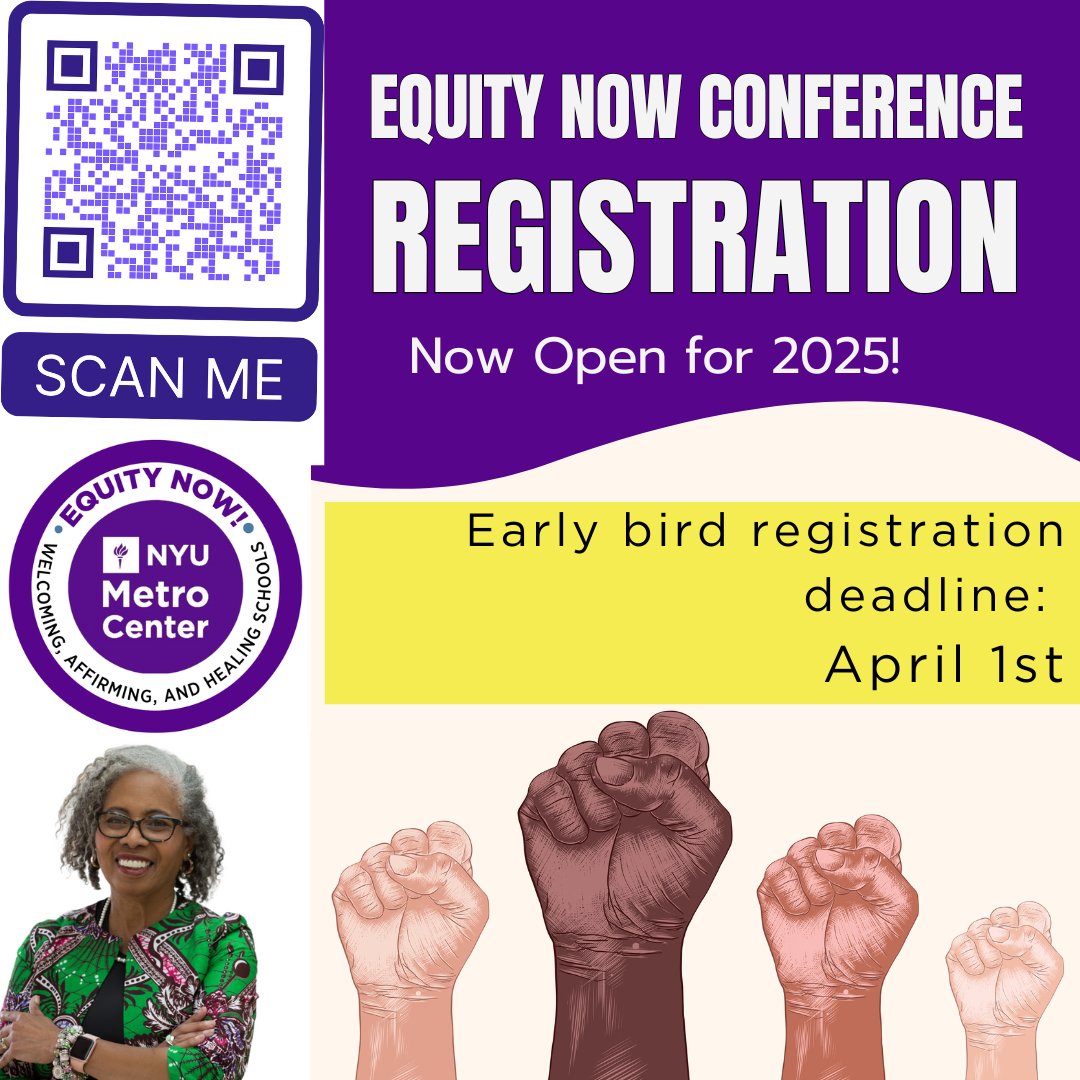 Hear from #CulturallyRelevant Pedagogy originator, Dr. Gloria Ladson-Billings, as the keynote speaker for <a href="/metronyu/">NYU Metro Center</a>'s 3rd annual educational #equity #conference. Enjoy early-bird discount by registering before April 1st. Learn more here: bit.ly/3C8rX4J