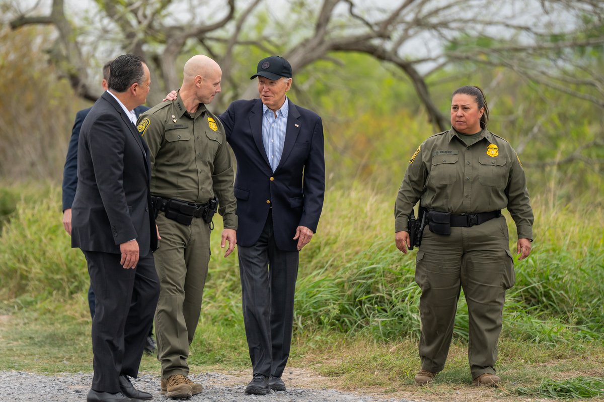 On President Biden’s first day in office, he called on Congress to secure the border and address the country’s broken immigration system.

While Congressional Republicans refused to pass a bipartisan border security agreement, President Biden took action and encounters today are