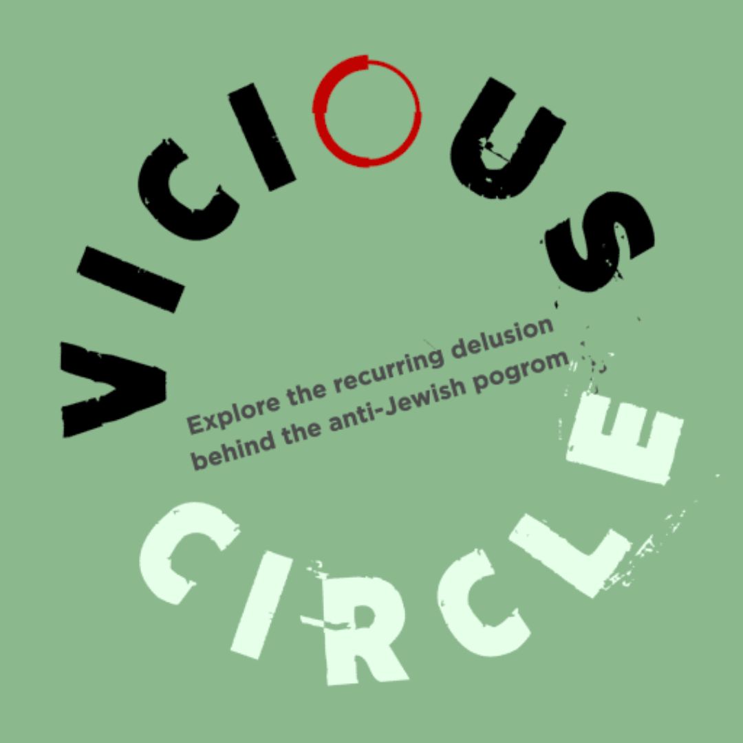 We are proud to announce 'THE VICIOUS CIRCLE'. A new exhibition for #hmd2025.

On Holocaust Memorial Day, we must remember #antijewishracism did not come out of nowhere. Nor did it end in 1945. Nor does it exist only in Europe. Nor is it only against 'white' Jews.

The Vicious