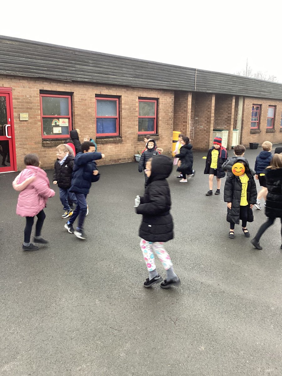 Warming up for PE🏃