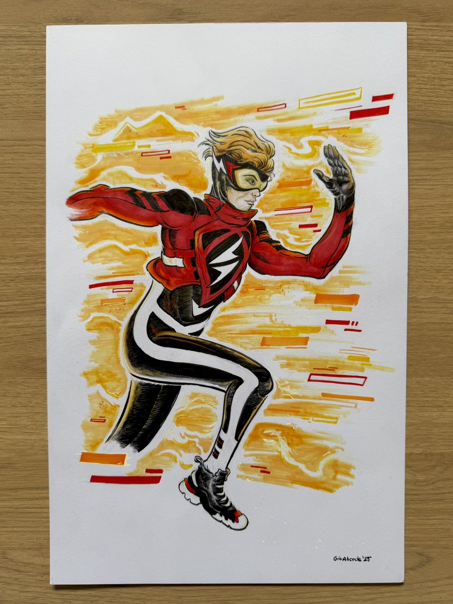 giyusepi's tweet image. Absolute Flash ⚡️
Pencils, Ink, Markers on 11x17” paper
.
.
.
#AbsoluteFlash #DCComics #ComicArt