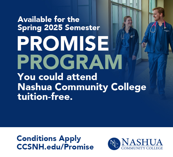 nashuacc's tweet photo. New 16 and 8-week classes begin Tuesday, Jan. 21 at Nashua Community College! Choose on-campus, online, or hybrid classes, https://t.co/dNKkZo8Uaf
Find out if you're eligible to attend tuition free with the Promise Program, details at: https://t.co/mZVRefxOm3
#promiseprogram https://t.co/rfCG5AjRko