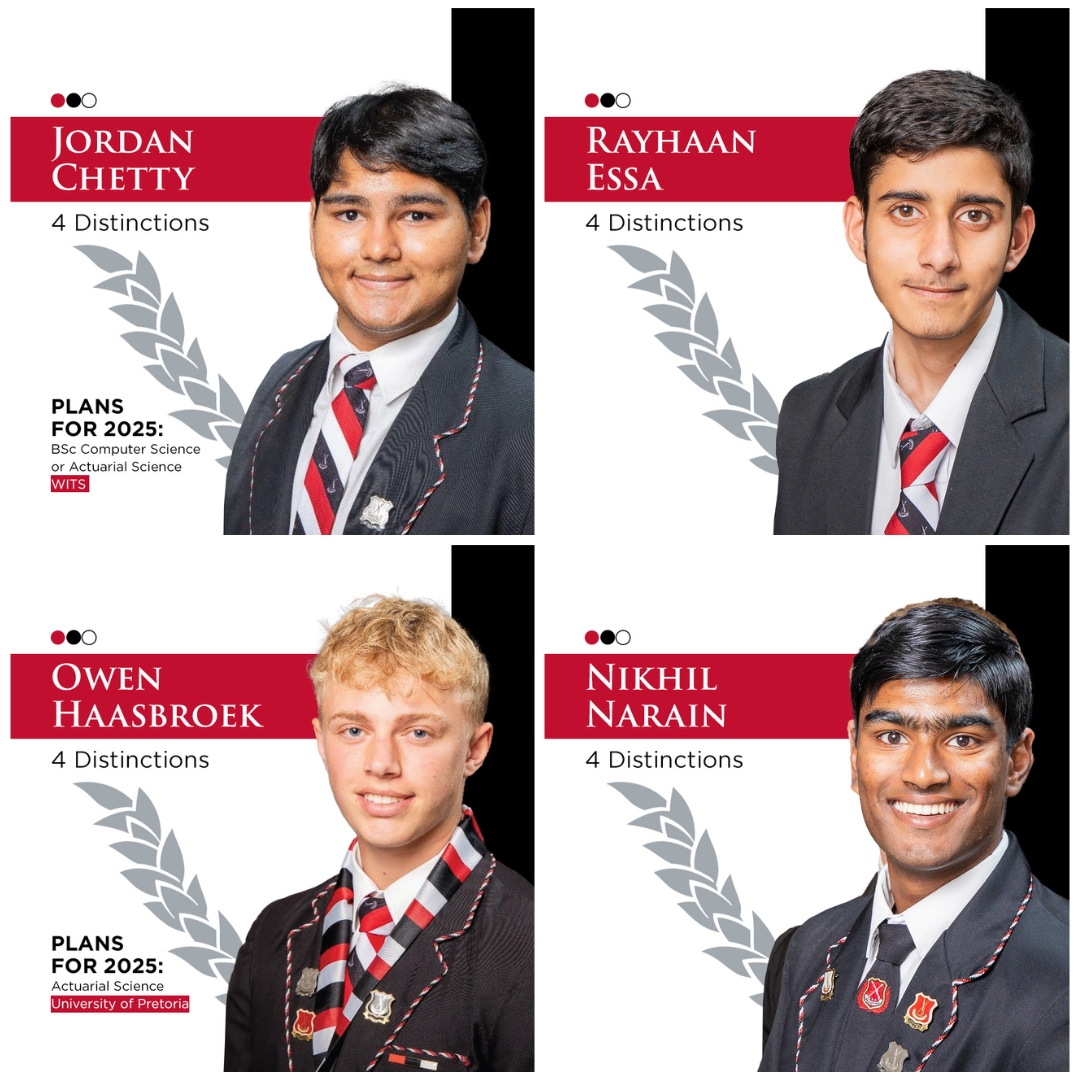 Congratulations to these remarkable young men who’ve earned their place as the top achievers of the Class of 2024. 

Your perseverance and determination have paved the way for an exciting future! You’ll always be part of the #RedBlackWhite!