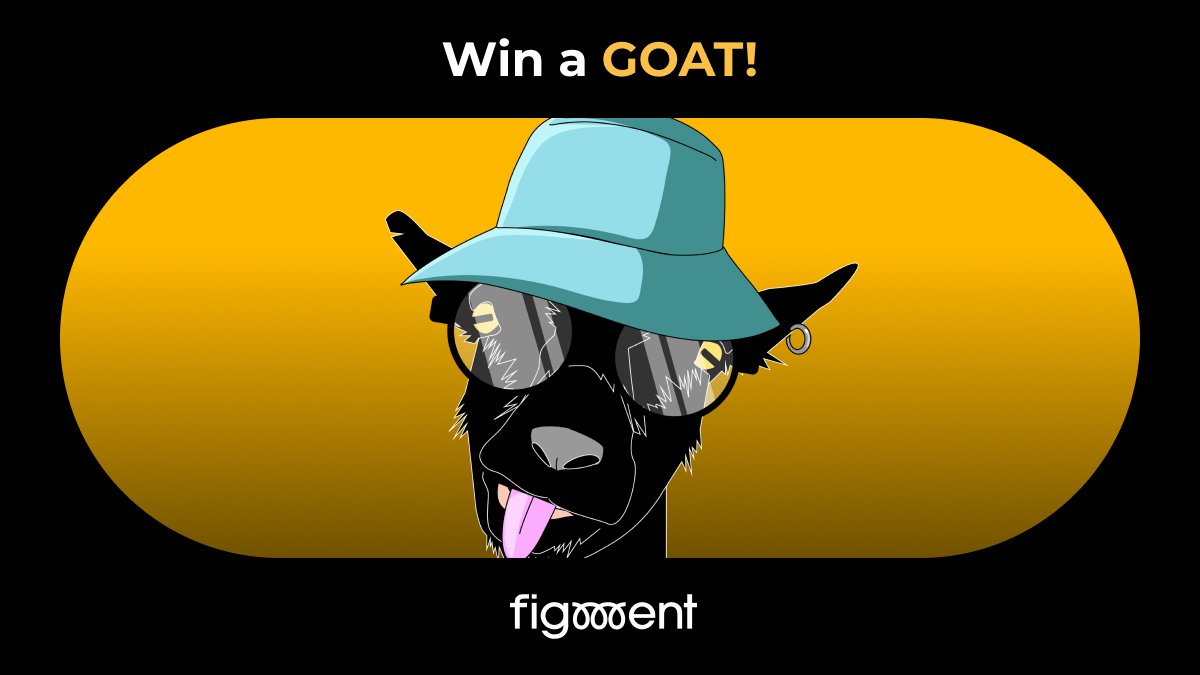 figment (@figment_nfts) on Twitter photo 🐐 Win a #GOAT NFT from <a href="/Virtue_Money/">Virtue</a> and join the ultimate #NFT herd! 
👉 Here’s how: 
1⃣ Follow us
2⃣Repost this  
3⃣Comment your favorite NFT collection on Figment! 🌈
🥇 20 Winners will be announced in 48 hours! 
🔗 Start your journey:  figment.exchange
#IOTAevm 🐐 Win a #GOAT NFT from <a href="/Virtue_Money/">Virtue</a> and join the ultimate #NFT herd! 
👉 Here’s how: 
1⃣ Follow us
2⃣Repost this  
3⃣Comment your favorite NFT collection on Figment! 🌈
🥇 20 Winners will be announced in 48 hours! 
🔗 Start your journey:  figment.exchange
#IOTAevm