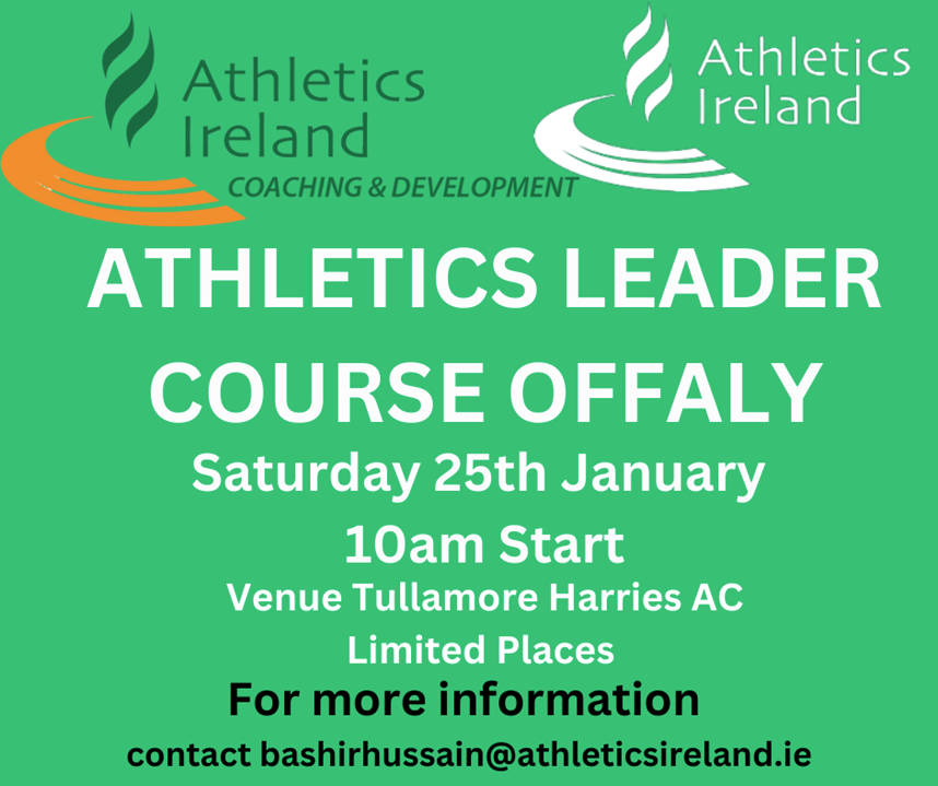 Bashir Hussain (@bashir_tus) on Twitter photo For those (16+) interested in helping youngsters improve in Athletics. <a href="/Ath_Leinster/">Athletics Leinster</a> <a href="/ConnachtAths/">Connacht Athletics</a>
Booking via Eventmaster here: eventmaster.ie/event/DxwmtmAc…
Free resources on completion. For those (16+) interested in helping youngsters improve in Athletics. <a href="/Ath_Leinster/">Athletics Leinster</a> <a href="/ConnachtAths/">Connacht Athletics</a>
Booking via Eventmaster here: eventmaster.ie/event/DxwmtmAc…
Free resources on completion.