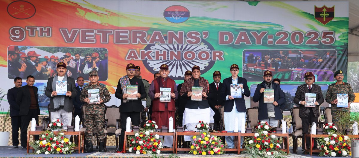Directorate General of Resettlement (@dgrindia) on Twitter photo Director DRZ NORTH participated in 9th Veterans Day celebration at Akhnoor (J&K) attended by Raksha Mantri, Lieutenant Govornor and CM Govt of UT J&K, Chief of Defense Staff and Army cdr Northern Command.
<a href="/niten_chandra/">Niten Chandra</a>
<a href="/SpokespersonMoD/">Ministry of Defence, Government of India</a>
<a href="/adgpi/">ADG PI - INDIAN ARMY</a>
<a href="/IAF_MCC/">Indian Air Force</a>
<a href="/IndiannavyMedia/">IN</a> Director DRZ NORTH participated in 9th Veterans Day celebration at Akhnoor (J&K) attended by Raksha Mantri, Lieutenant Govornor and CM Govt of UT J&K, Chief of Defense Staff and Army cdr Northern Command.
<a href="/niten_chandra/">Niten Chandra</a>
<a href="/SpokespersonMoD/">Ministry of Defence, Government of India</a>
<a href="/adgpi/">ADG PI - INDIAN ARMY</a>
<a href="/IAF_MCC/">Indian Air Force</a>
<a href="/IndiannavyMedia/">IN</a>