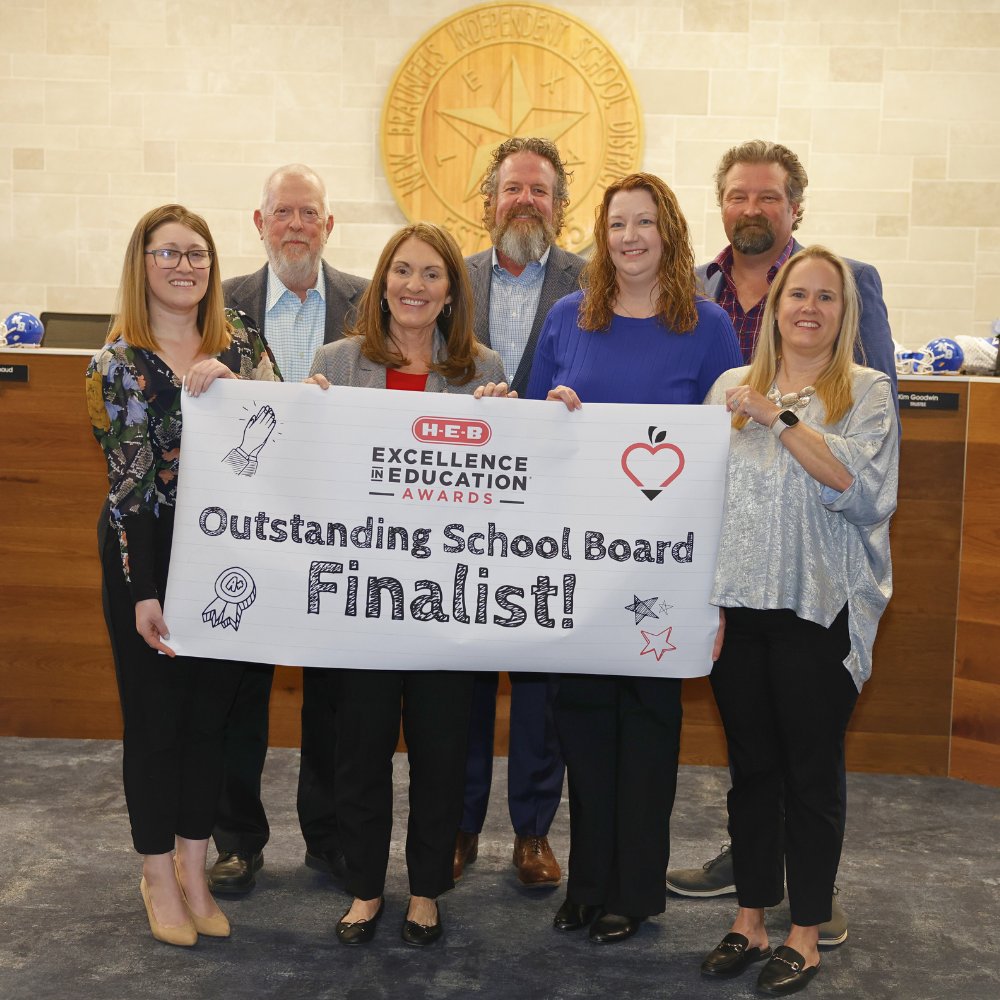 🎉The NBISD Board of Trustees has been announced as 1 of 5 finalists for the prestigious H-E-B Excellence in Education Awards!

Read more: nbisd.org/.../nbisd-boar…

#MoreThanMyth