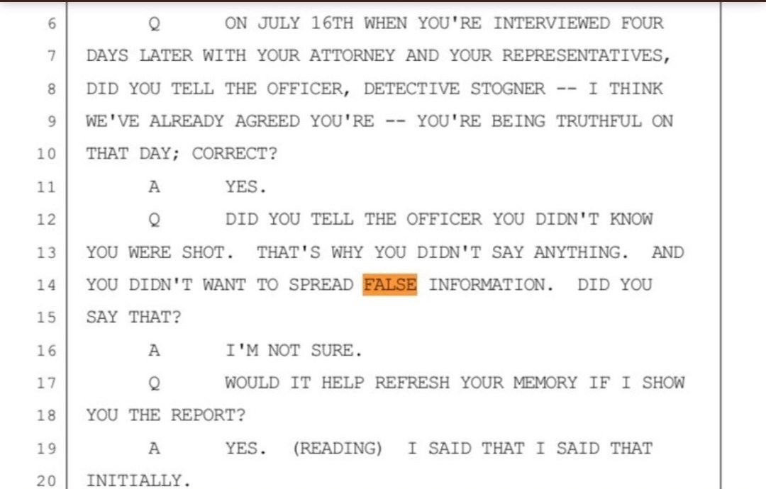 TheQueenIsM3's tweet photo. "Let's start with the testimony where Megan thee stallion said she didn't tell LAPD she was shot because she didn't want to spread false information. Then let's ask @CedarsSinai @LAPDHollywood why they also didn't want to spread false information. Let's do that today." #FreeTory https://t.co/Ws9FZkdQgb