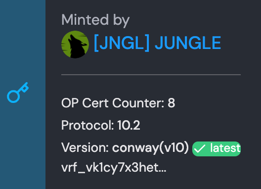 Just minted our first block with node version 10.1.4 🚀