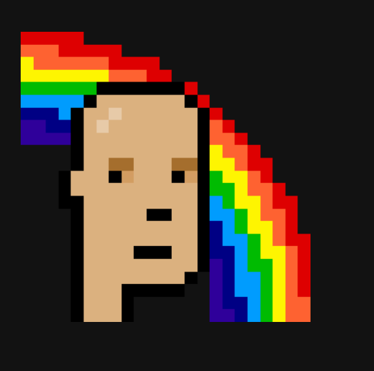 pridepunks2018's tweet photo. A 0 attribute #PridePunk just sold for 0.38 ETH! With only 8 in existence, these ultra rare gems highlight the uniqueness of the PridePunks collection. There is a standing offer of 0.4 ETH now. True collectors know the value of rarity🌈

https://t.co/KNyDrynVT3 https://t.co/ODSIY1XpEx