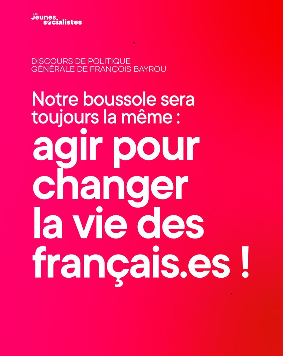 Face aux mensonges et attaques, notre boussole sera toujours la même : agir pour changer la vie des français·es

#Bayrou #DPG