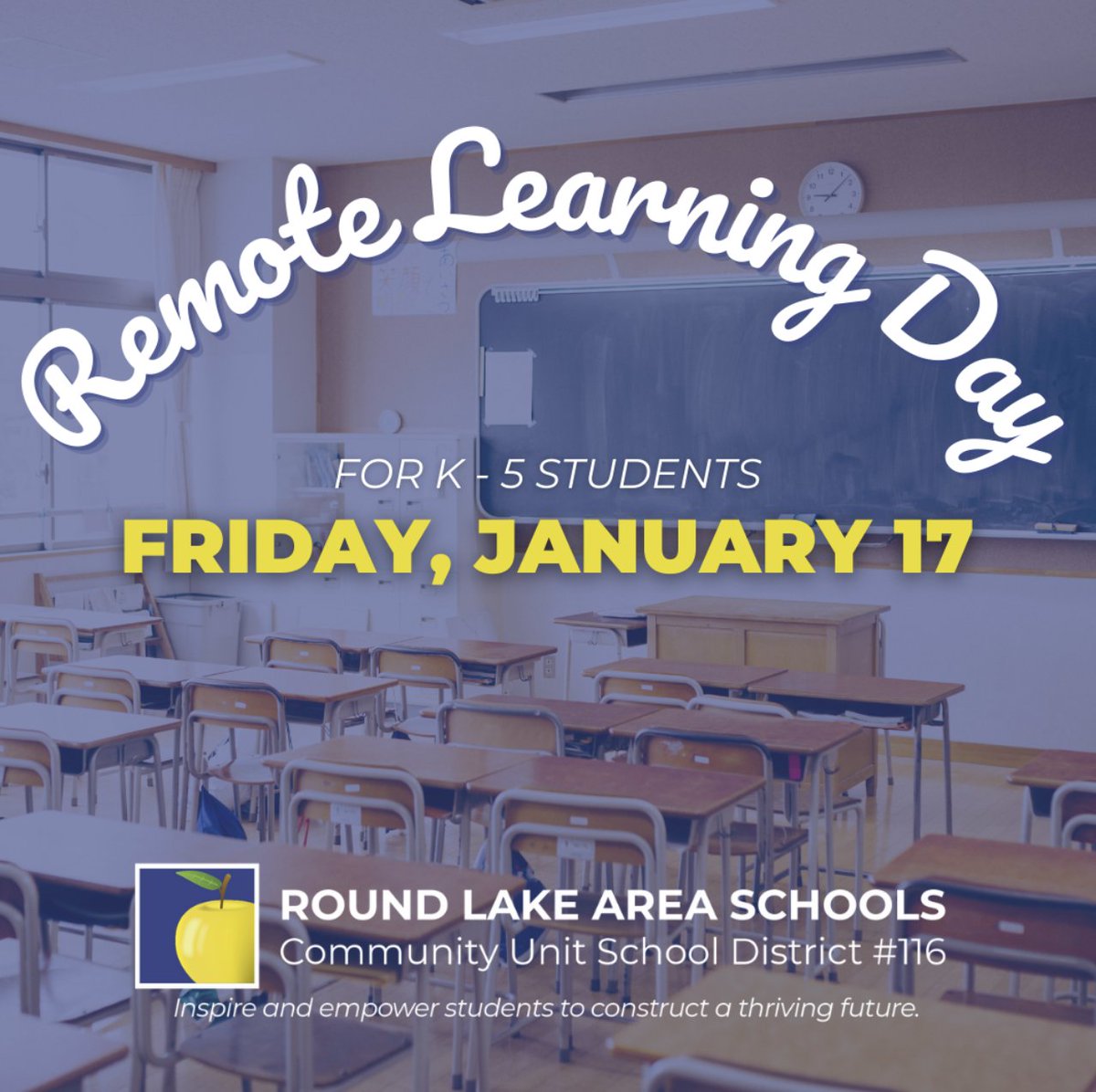 RLVillageSchool's tweet image. Friendly reminder: Friday, January 17th will be an E-learning day. Kindly access your assignments for the day on your Canvas pages.  If you're experiencing technology issues at home, dial the EdTech Support Call line at 847-270-9039!
#villagevikings116 #elearningday #WeAreRL