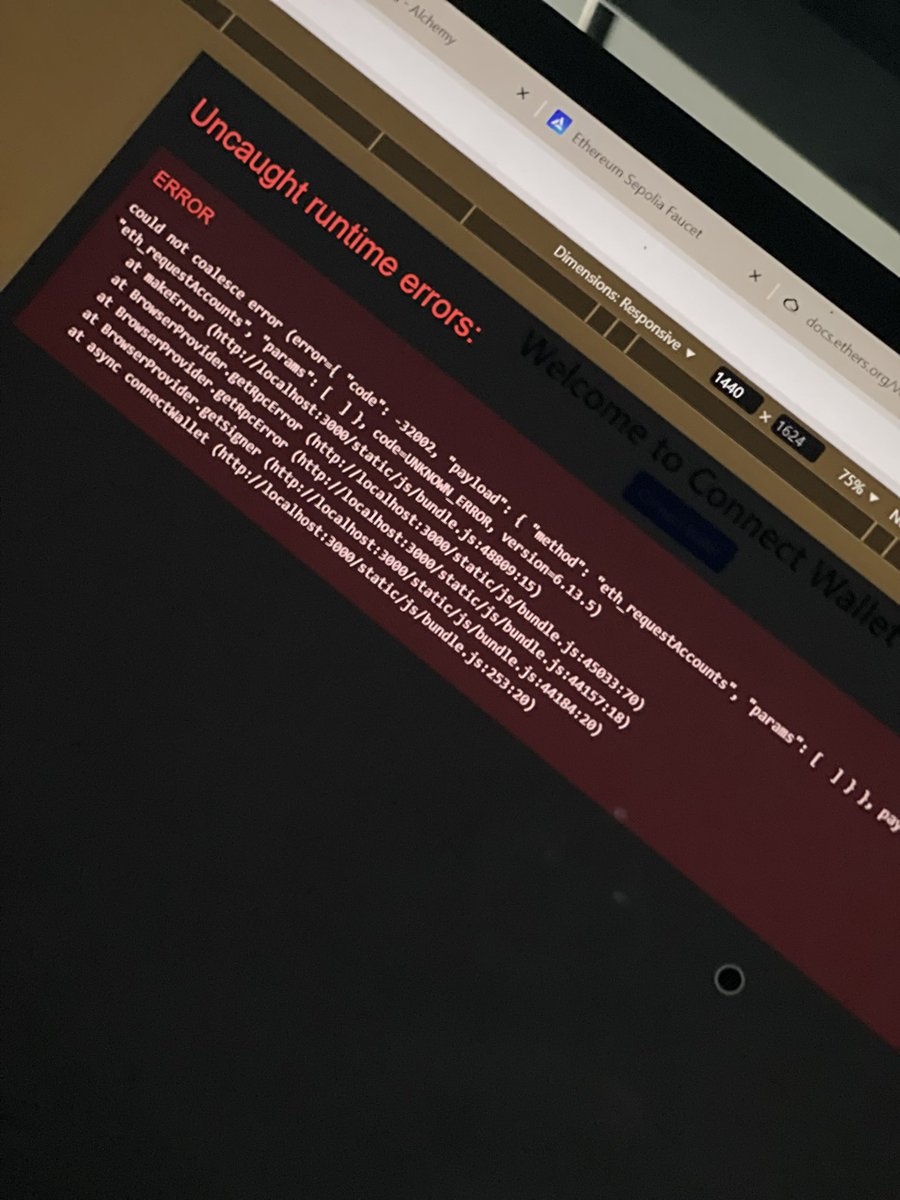 FidelisUkwuani's tweet image. Learning Ethers.js today, navigating docs, writing code, and debugging errors one step at a time.
#EthersJS #BlockchainDevelopment #Web3 #JavaScript #Ethereum #CodingJourney #DeveloperLife #Debugging