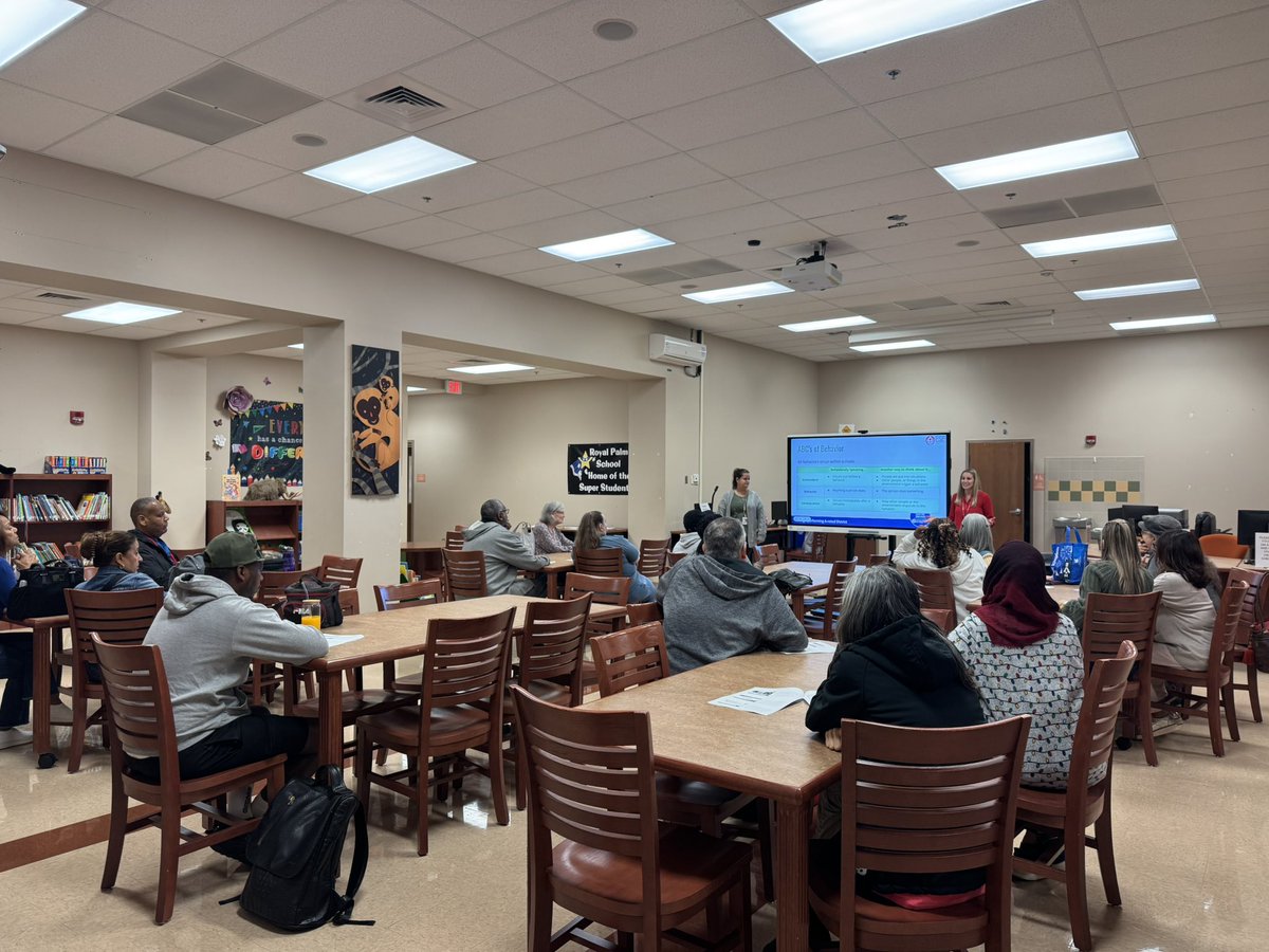 Dr_Corcoran's tweet photo. We started off our morning with a Prevention &amp; De-Escalation Training for our K-12 Paras (other half will attend on Thursday)! Growing Our Staff so our students SUCCEED! @RachelCapitano @_LJones_16 @RoyalPalm_RPS @LoLo_Lane45 @1_MegDavis @TaraPittsJohns1 @mgbongiovi @StefHartman https://t.co/YIDhjp89Hw