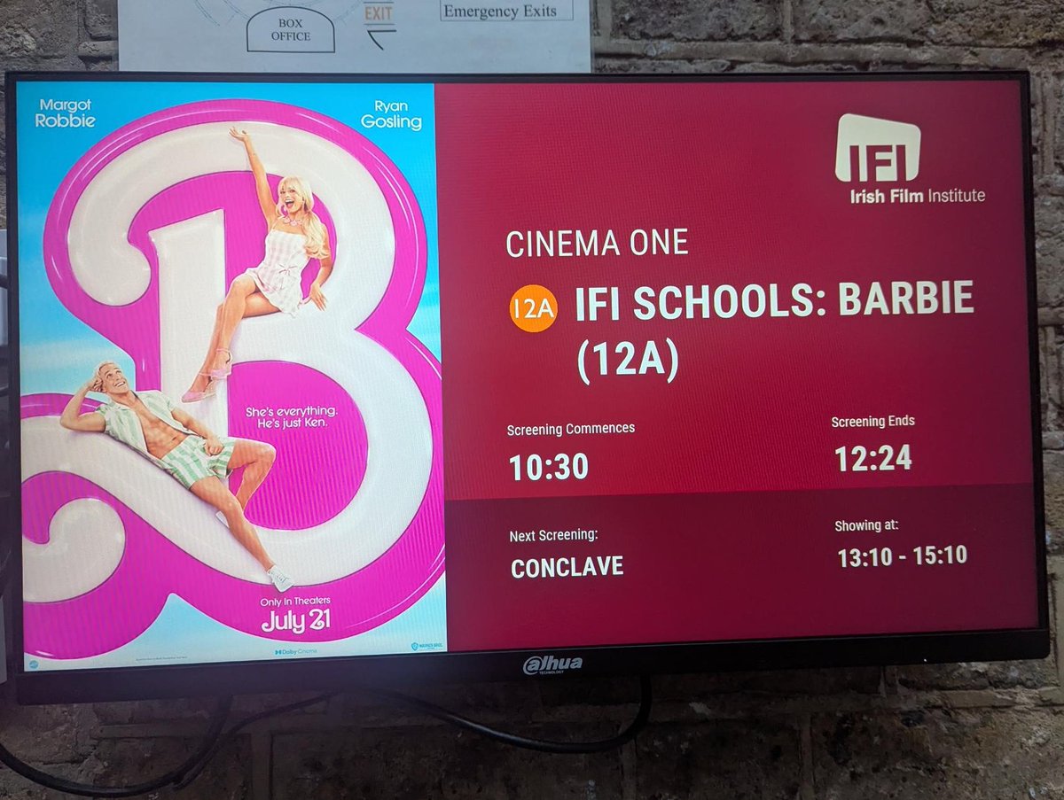 IFI Schools (@ifi_schools) on Twitter photo Hi Barbie! Our first schools screening of Barbie <a href="/IFI_Dub/">Irish Film Institute</a> since it was added as 2026 LC English text. Hi Barbie! Our first schools screening of Barbie <a href="/IFI_Dub/">Irish Film Institute</a> since it was added as 2026 LC English text.