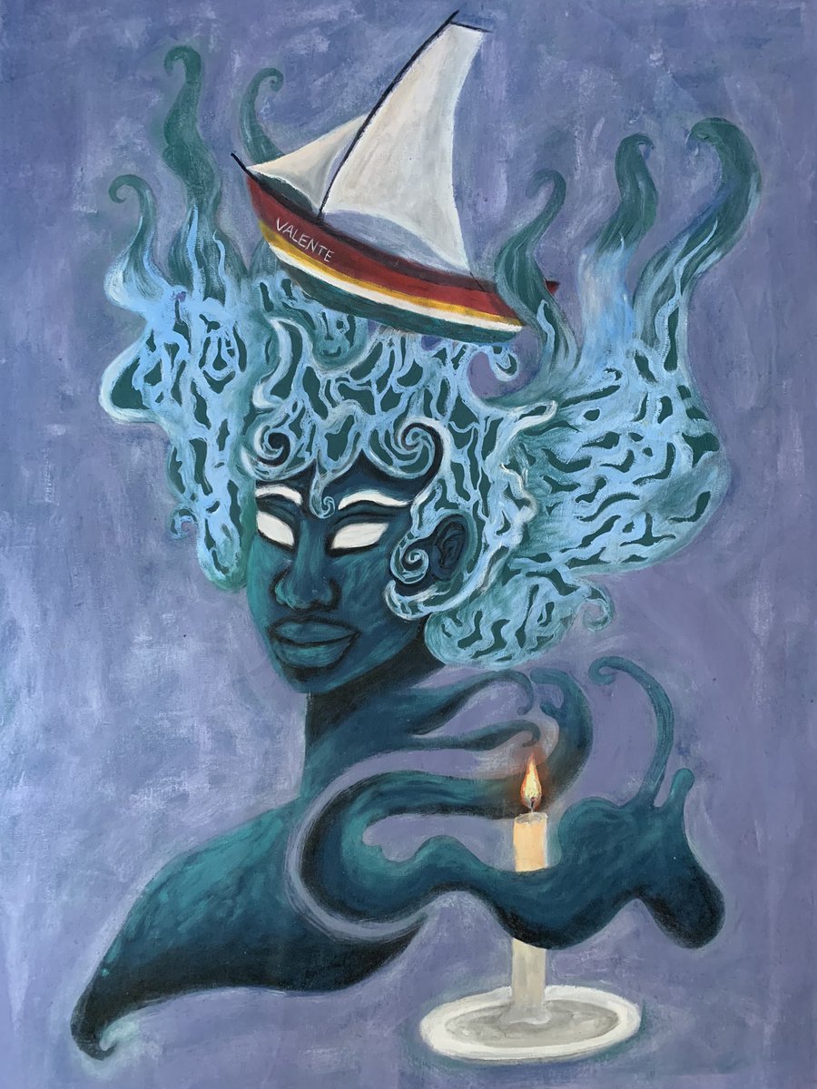 Picpicole's tweet photo. [VENDA]
“O sal que cicatriza as dores que ele mesmo deixou”, 2024. Salvador-Ba, Brasil 

Acrílica sobre tela 105x70cm https://t.co/55VBwBzkWY
