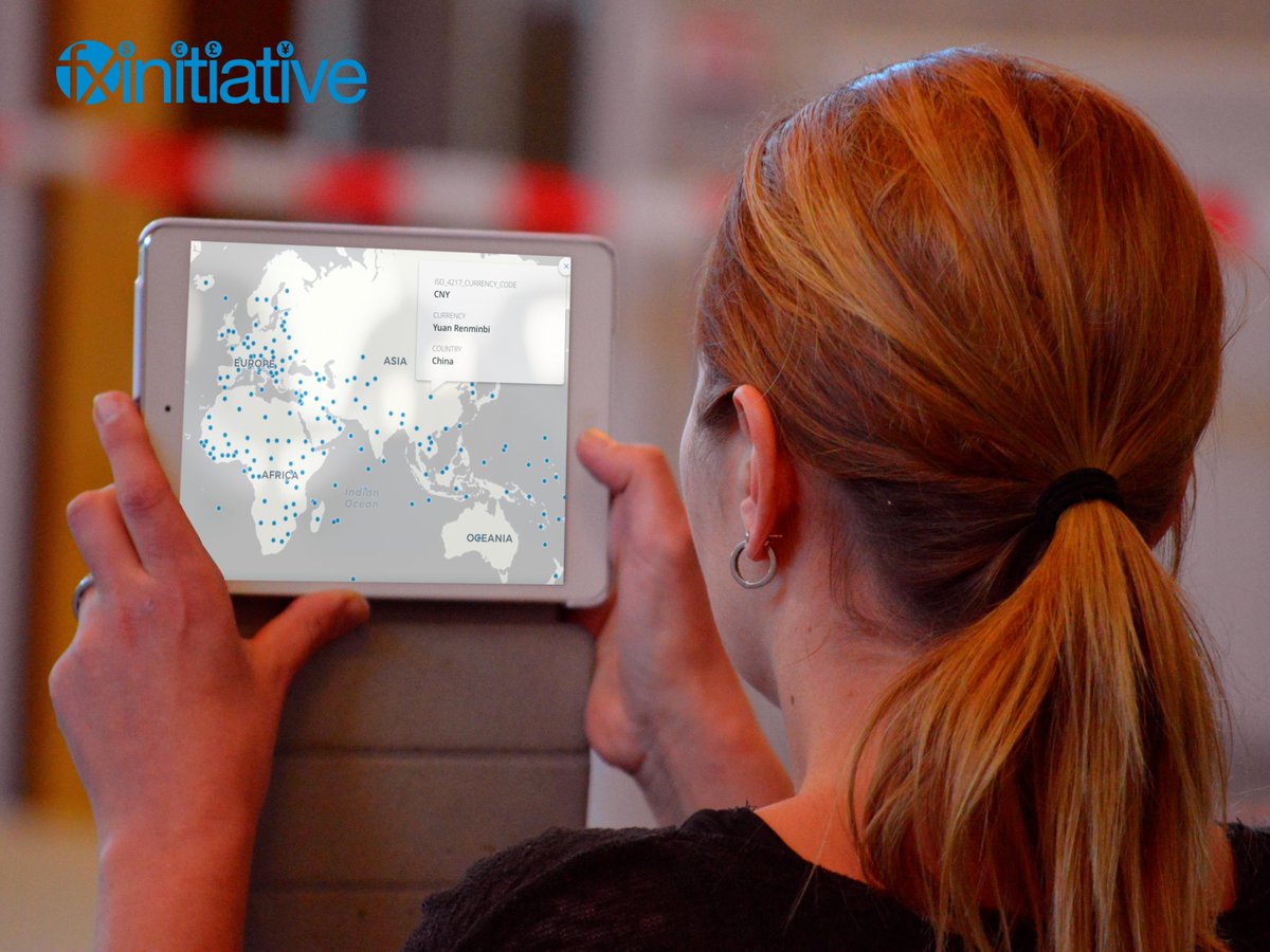 fxinitiative's tweet photo. Mapping Currencies Across Countries: There are over 180 currencies recognized as legal tender in circulation throughout the world. Click the dots on the map to reveal the ISO 4217 currency code, currency name, country. Learn more at https://t.co/gOGetBQC84 > @fxinitiative #fxcpe https://t.co/tbDCtAgy30
