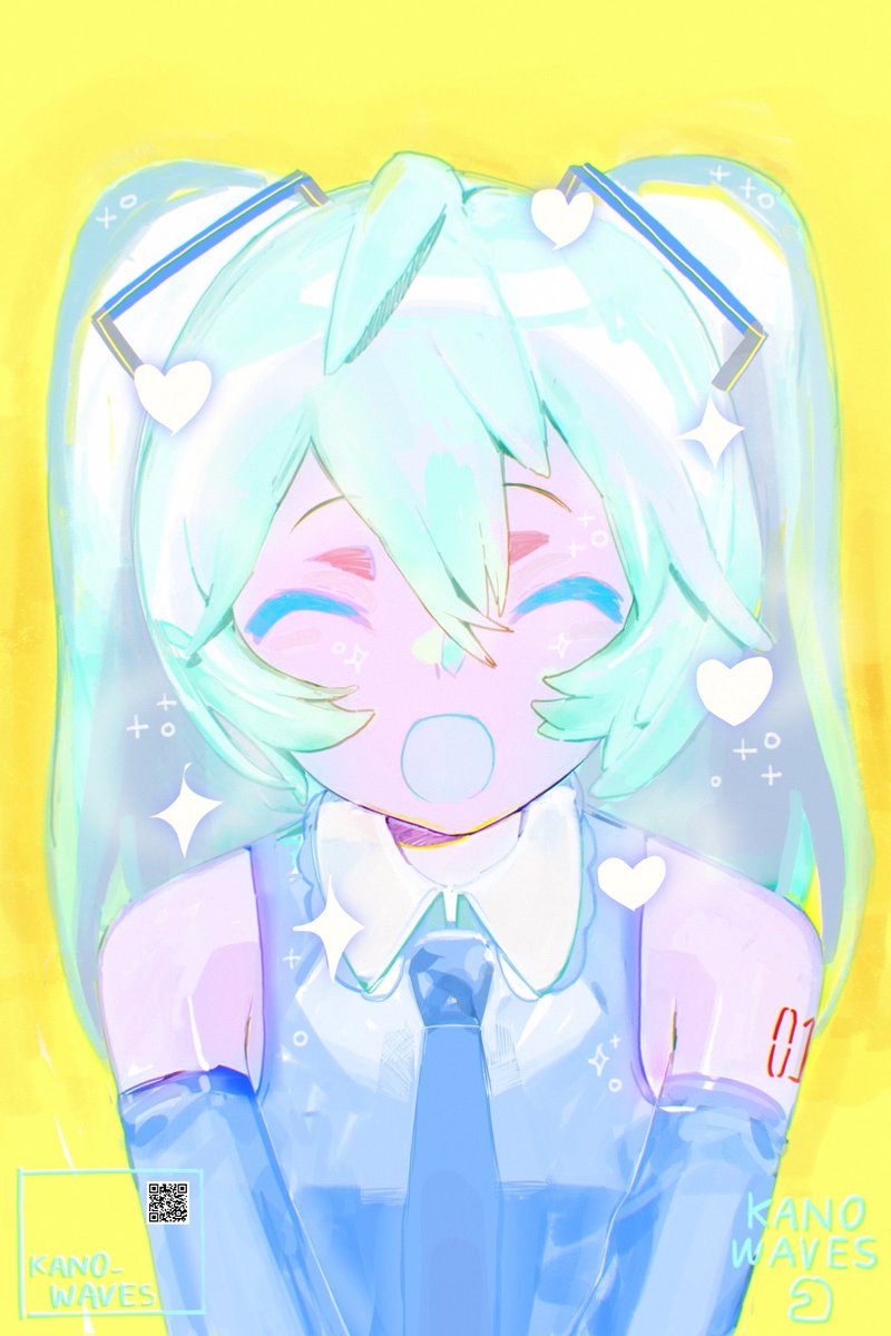 KANO_waves's tweet image. 🩵 HATSUNE MIKU ❤️ 
HOW ARE THE COLOURS?!?

#Miku