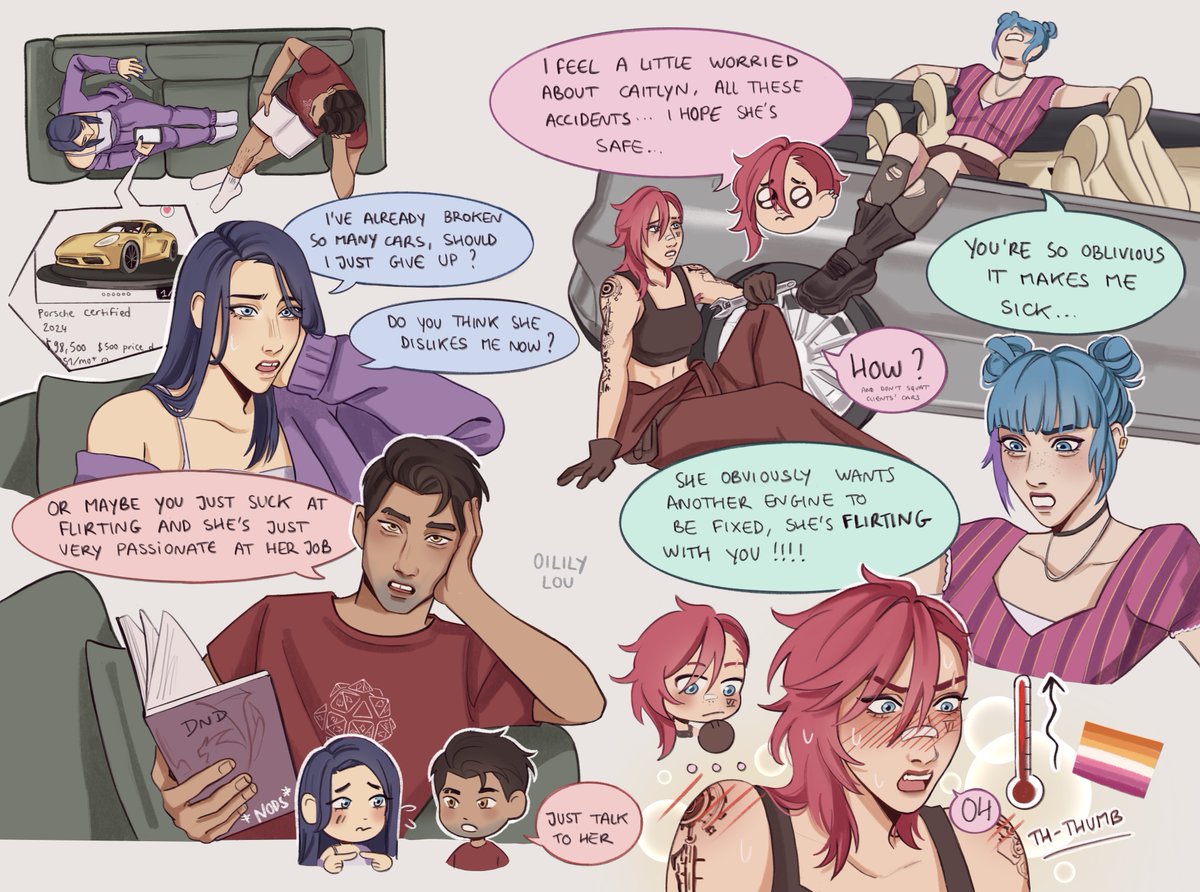 caitvi mechanic au pt 4 : doubts and misunderstanding 💭