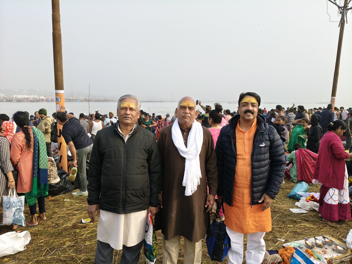 NeerajDoneria's tweet photo. महाकुम्भ प्रयागराज 2025 के पहले अमृत स्नान मकर संक्रांति के पावन अवसर पर संगम में स्नान करने का सौभाग्य मिला  🔱
@BajrangDalOrg  #प्रयागराज_महाकुंभ https://t.co/eD4pz6ae9U