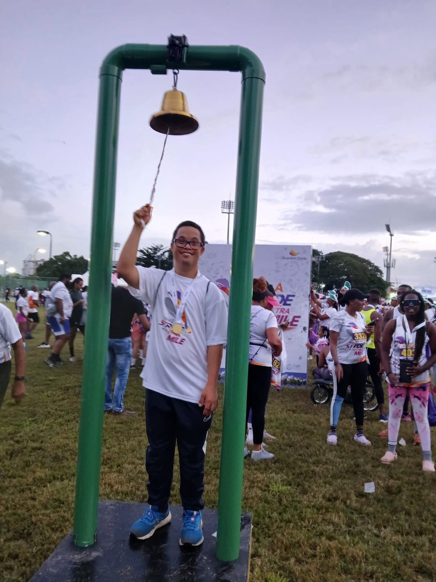 Thank you to <a href="/Guardian/">The Guardian</a> Group TT for your inspiring inclusion by inviting our self-advocates with Down syndrome to participate in the Shine 5K! ✨
We’re grateful for your positive impact you continue to make in our community. 💙💚 
#DSFN #DownSyndromeAwareness #NoLimits #Trinidad
